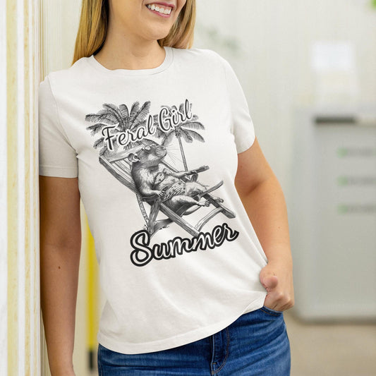 Feral Girl Summer Rat Shirt