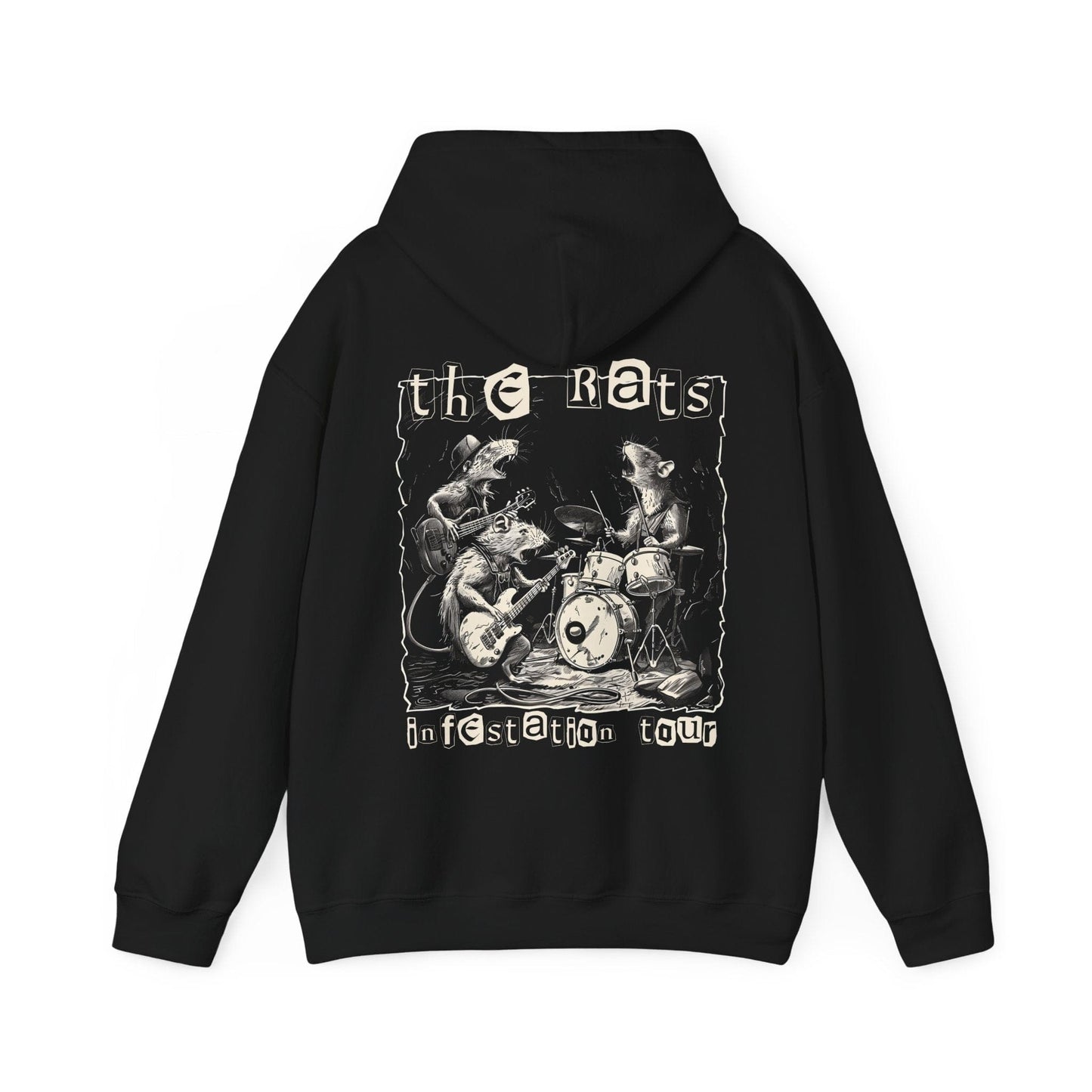 The Rats Infestation Tour Rat Hoodie, Rat Hooded Sweatshirt