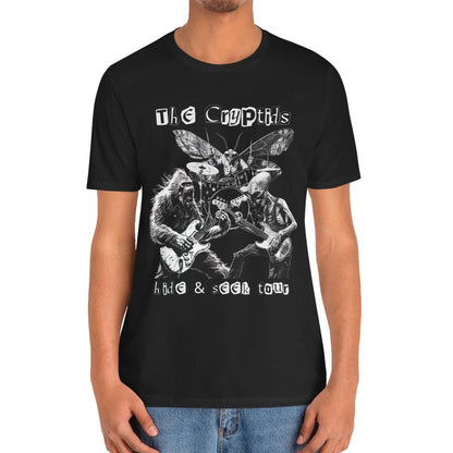 The Cryptids Hide & Seek Tour Shirt, Bigfoot Mothman UFO Alien