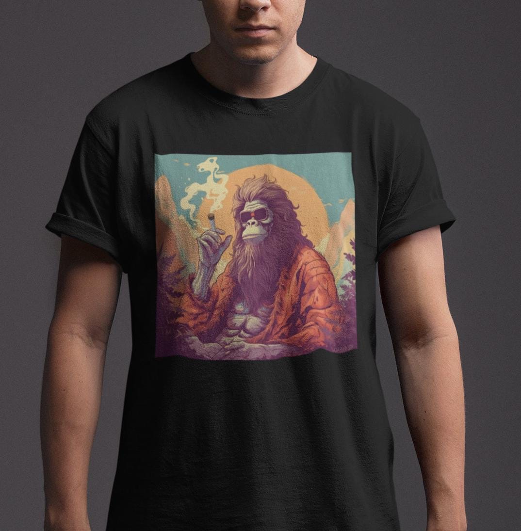 Bigfoot Shirt Stoner Shirt