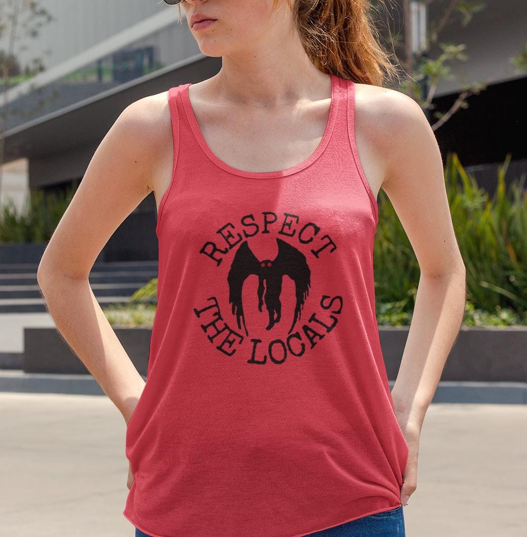 Respect The Locals Mothman Tank Top