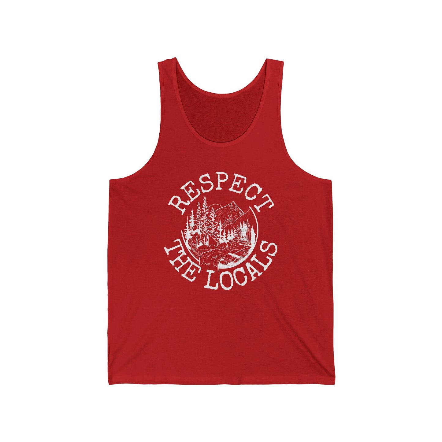 Respect The Locals Nature Tank Top