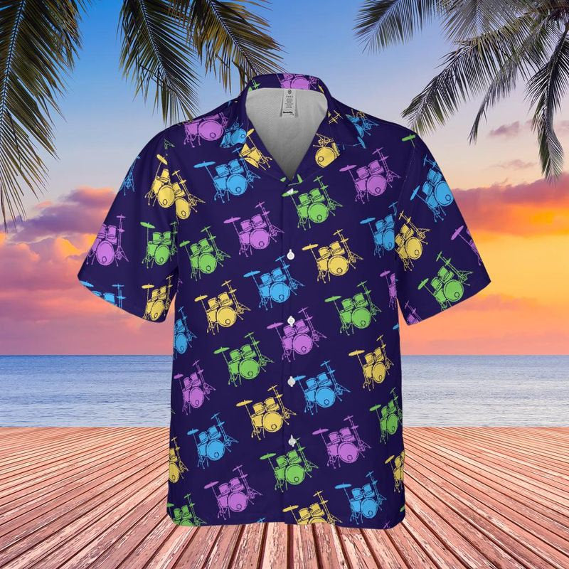 Drum Player Hawaiian Shirt