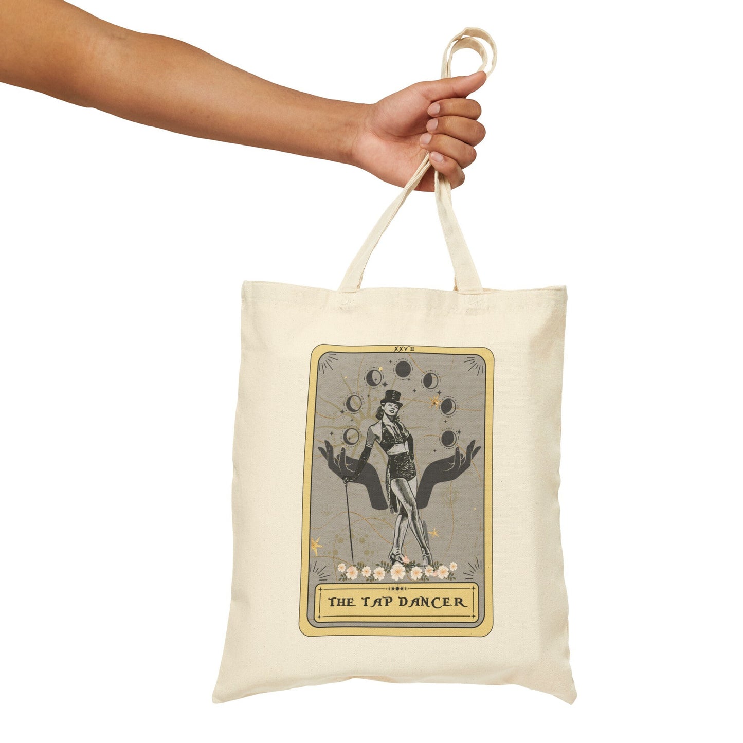 The Tap Dancer Tarot Card Tote Bag, 15" x 16" Tap Dancing