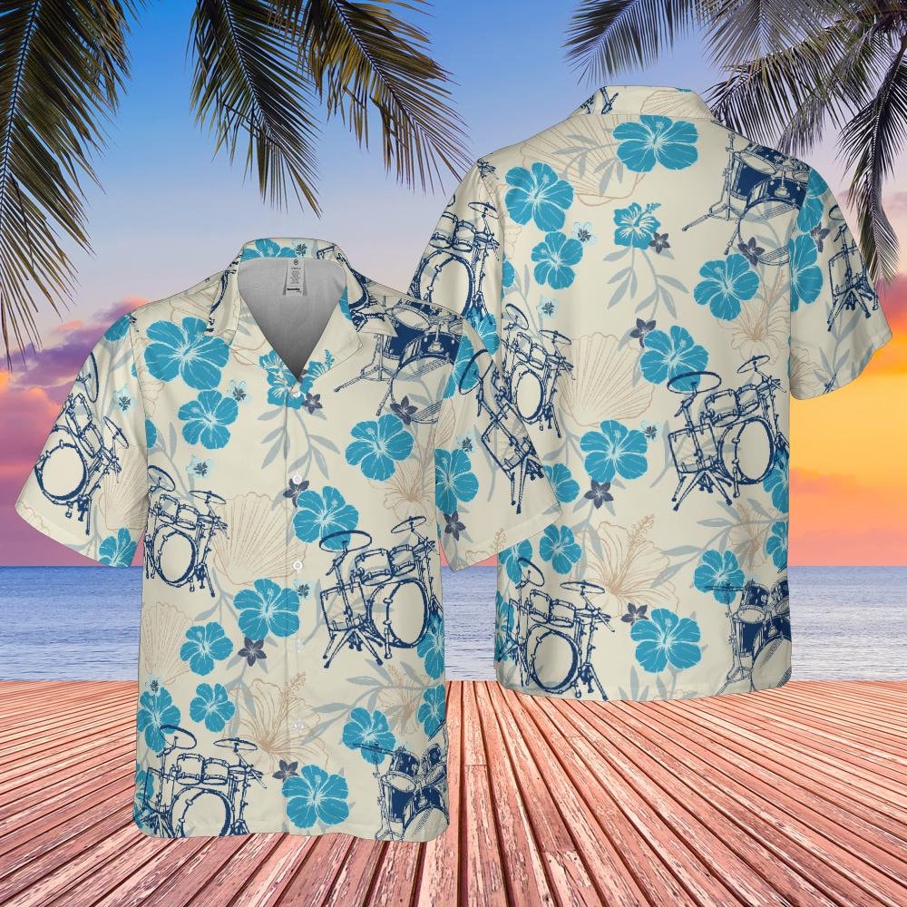 Drum Player Hawaiian Shirt