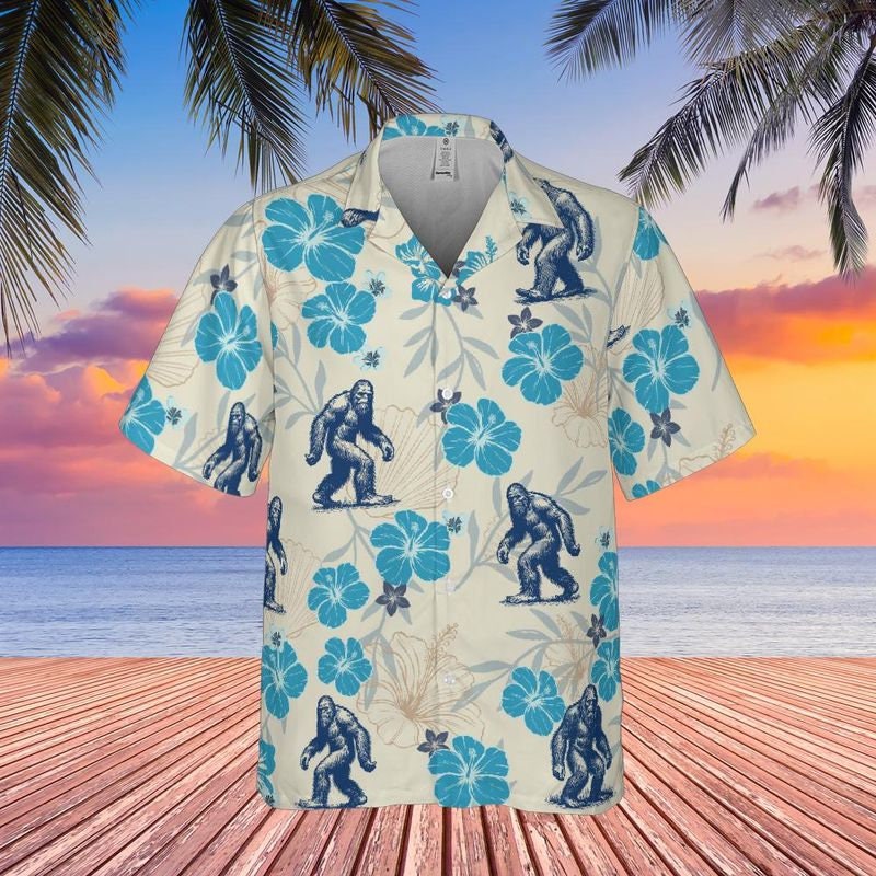 Bigfoot Hawaiian Shirt