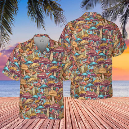 Mushroom Hawaiian Shirt