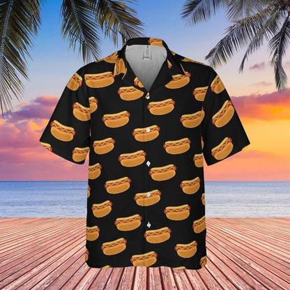 Hot Dog Hawaiian Shirt