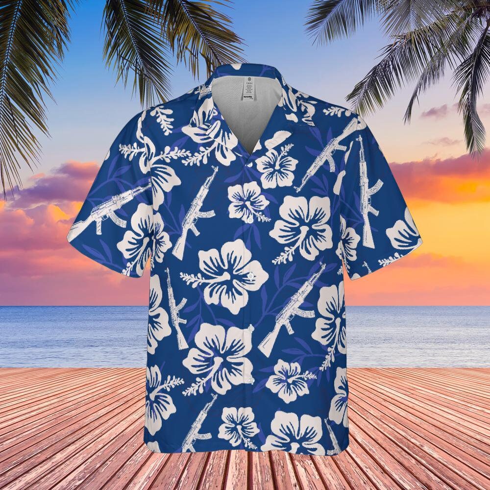 AK47 Hawaiian Shirt