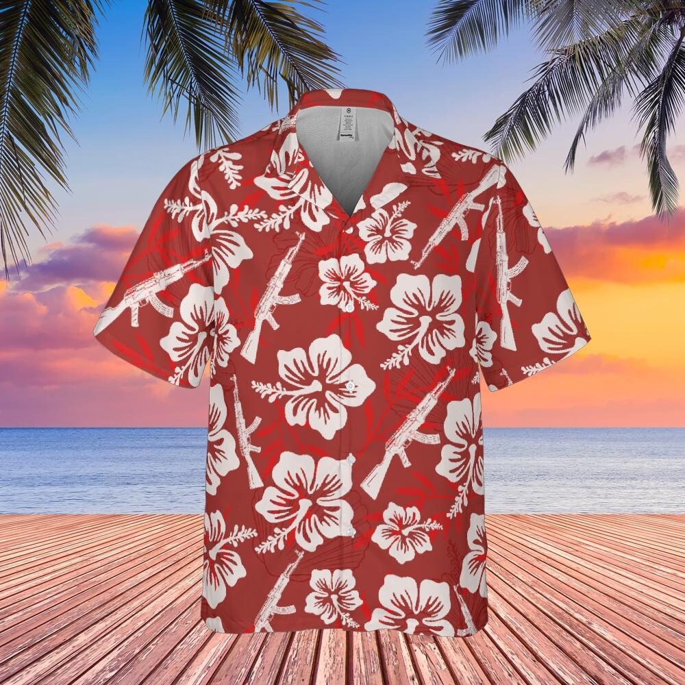 AK47 Hawaiian Shirt