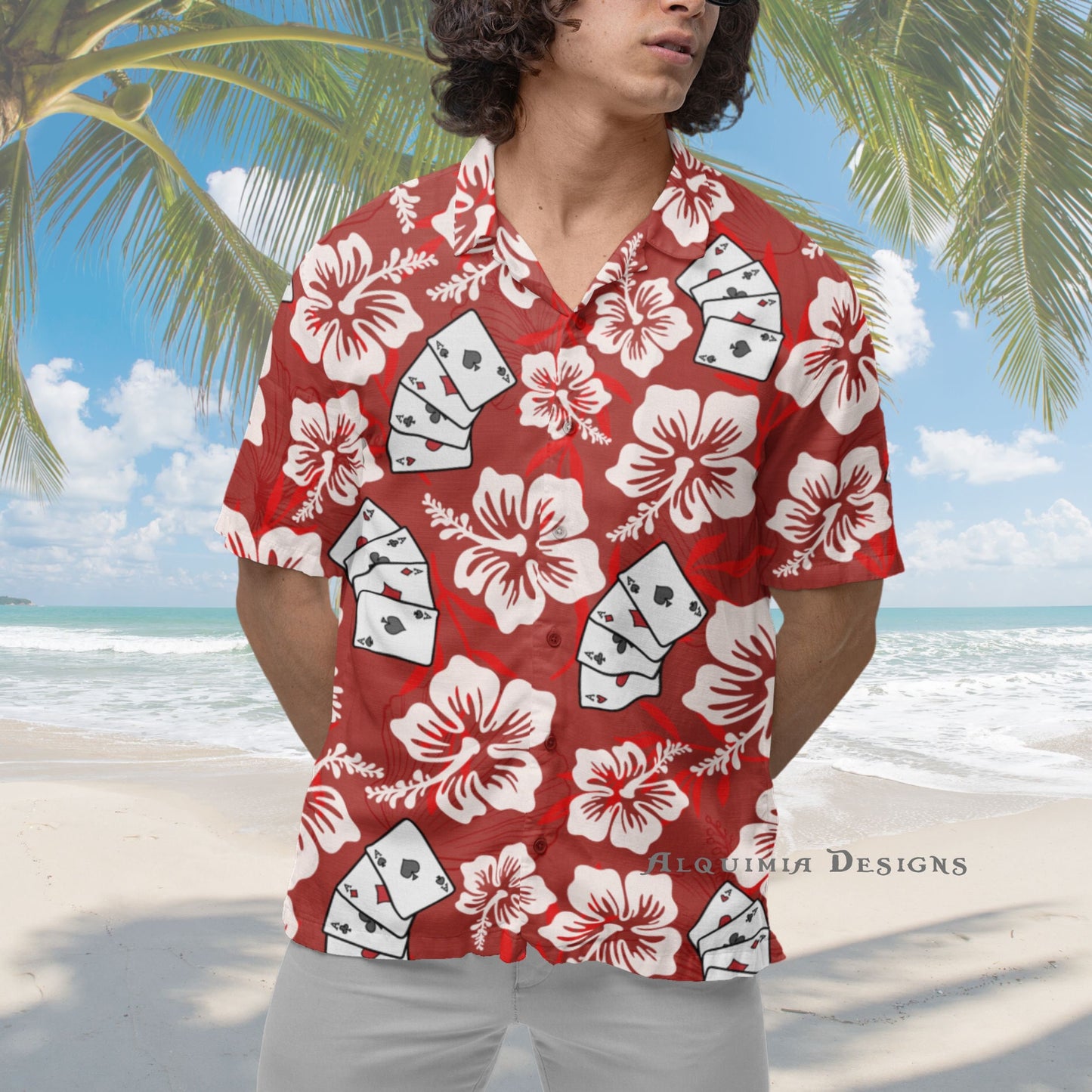 Poker Hawaiian Shirt Gambling Casino