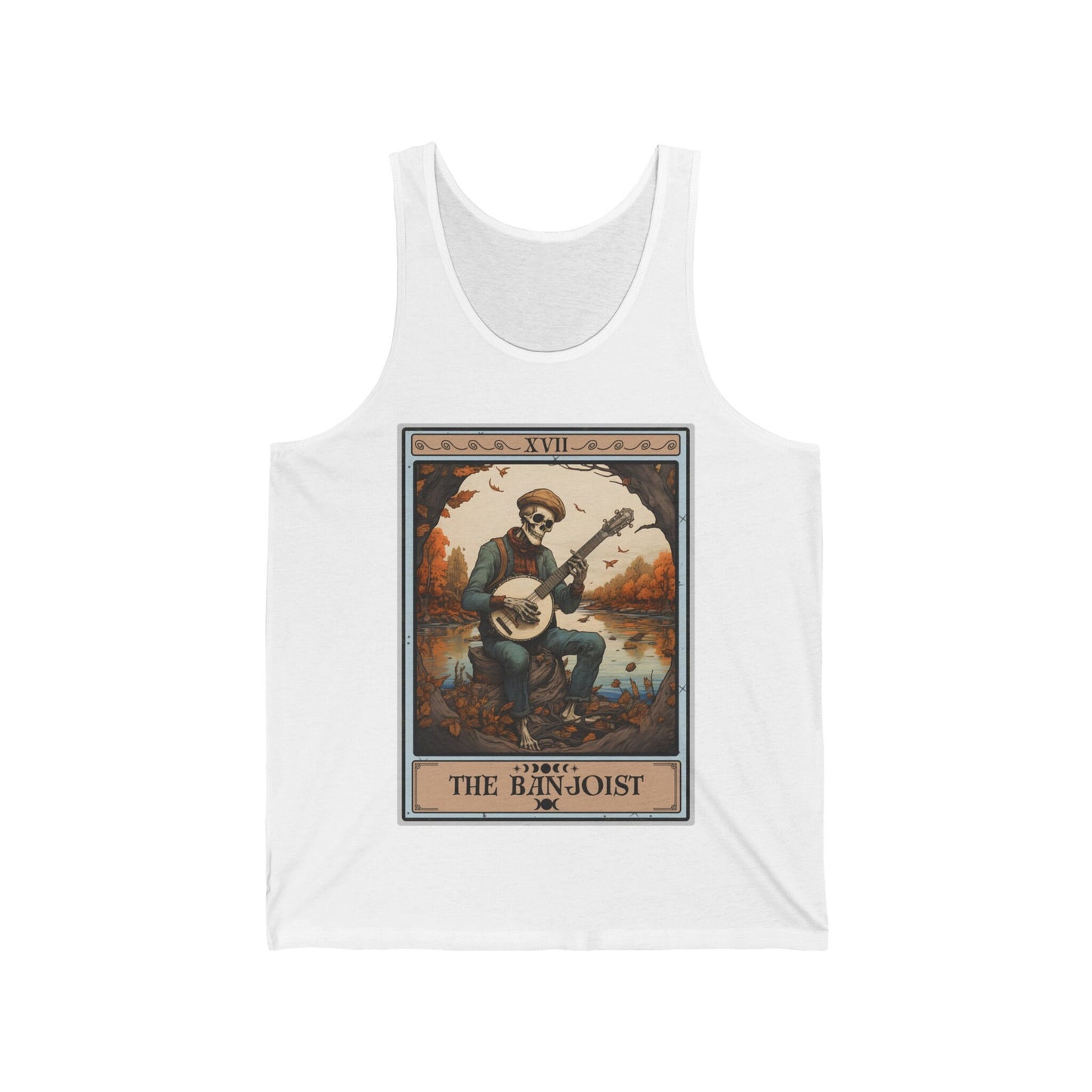 The Banjoist Tarot Card Tank Top, Banjo Player