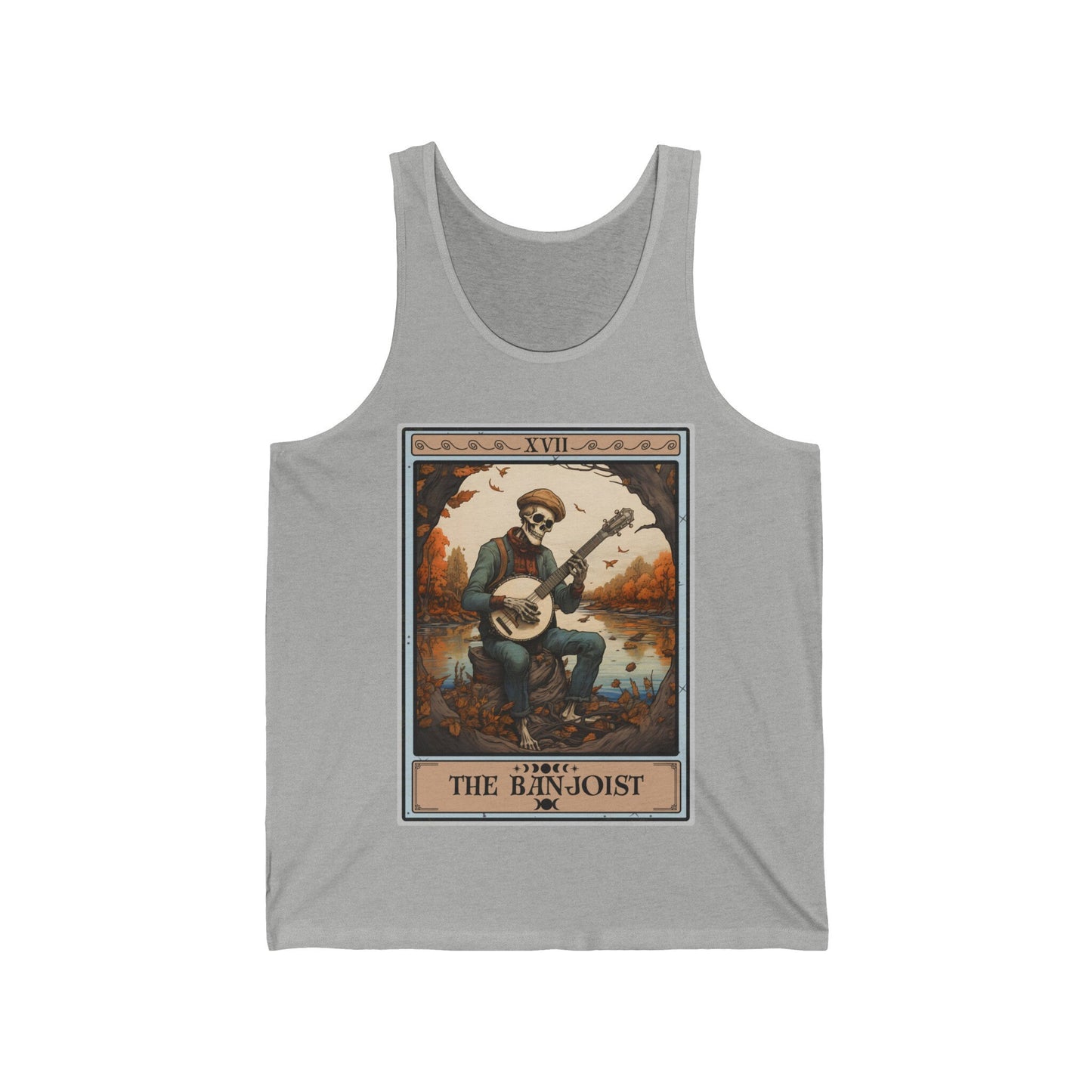 The Banjoist Tarot Card Tank Top, Banjo Player