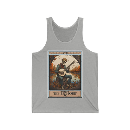 The Banjoist Tarot Card Tank Top, Banjo Player