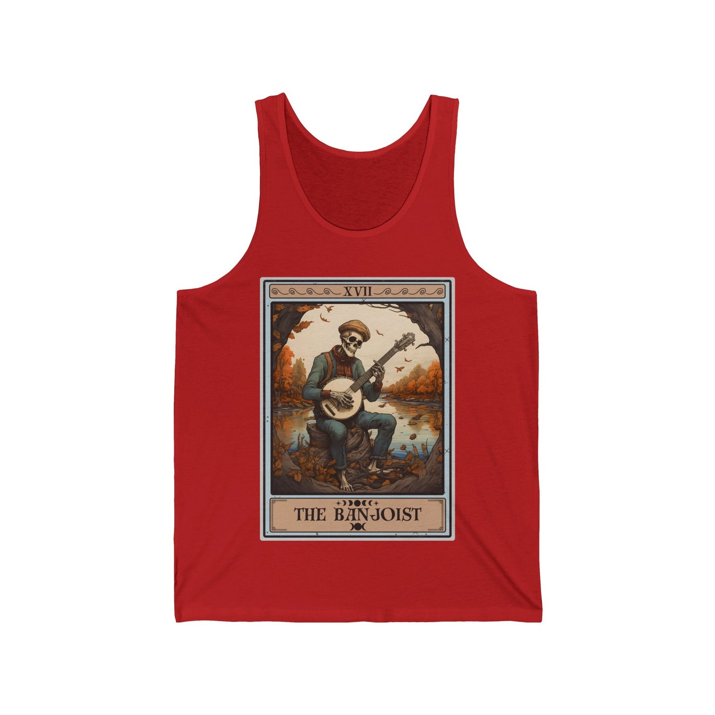 The Banjoist Tarot Card Tank Top, Banjo Player