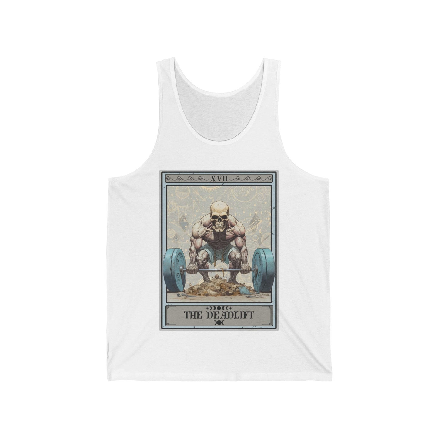 The Deadlift Tarot Card Tank Top, Workout Lifting