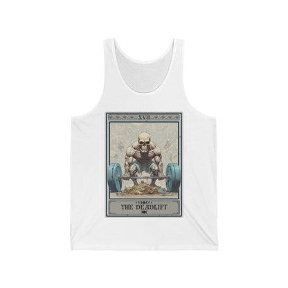 The Deadlift Tarot Card Tank Top, Workout Lifting