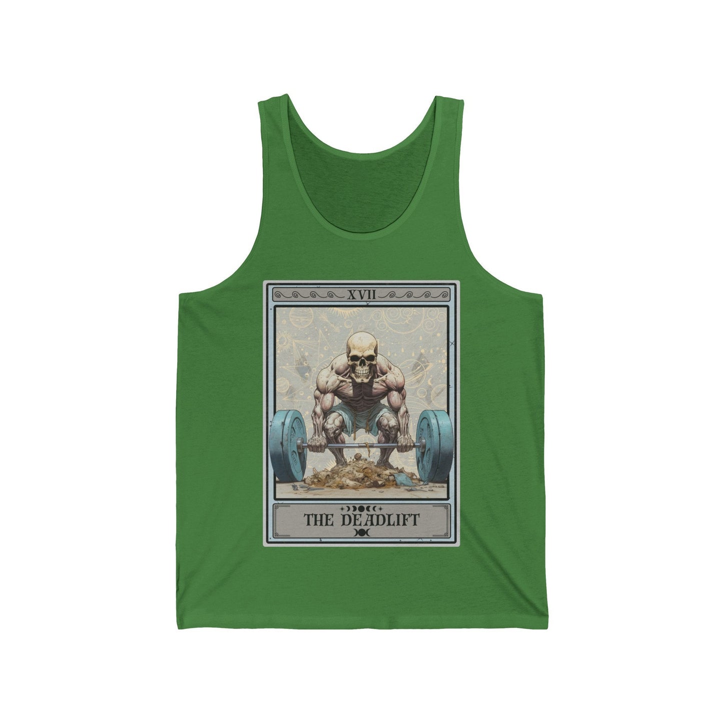 The Deadlift Tarot Card Tank Top, Workout Lifting