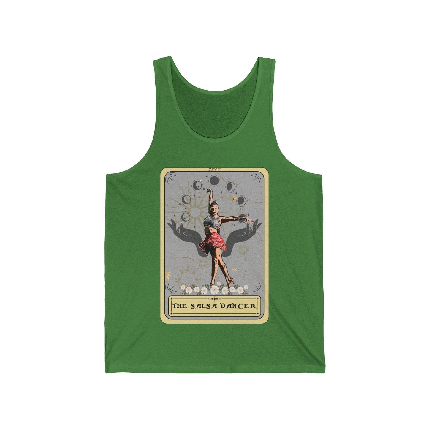 The Salsa Dancer Tarot Card Tank Top, Salsa Dancing