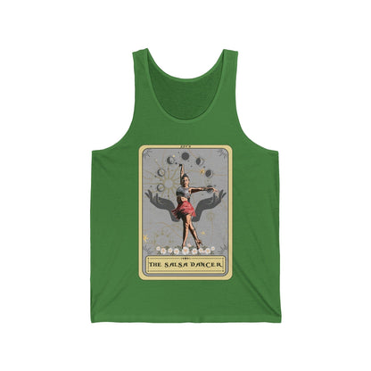 The Salsa Dancer Tarot Card Tank Top, Salsa Dancing