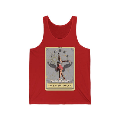 The Salsa Dancer Tarot Card Tank Top, Salsa Dancing