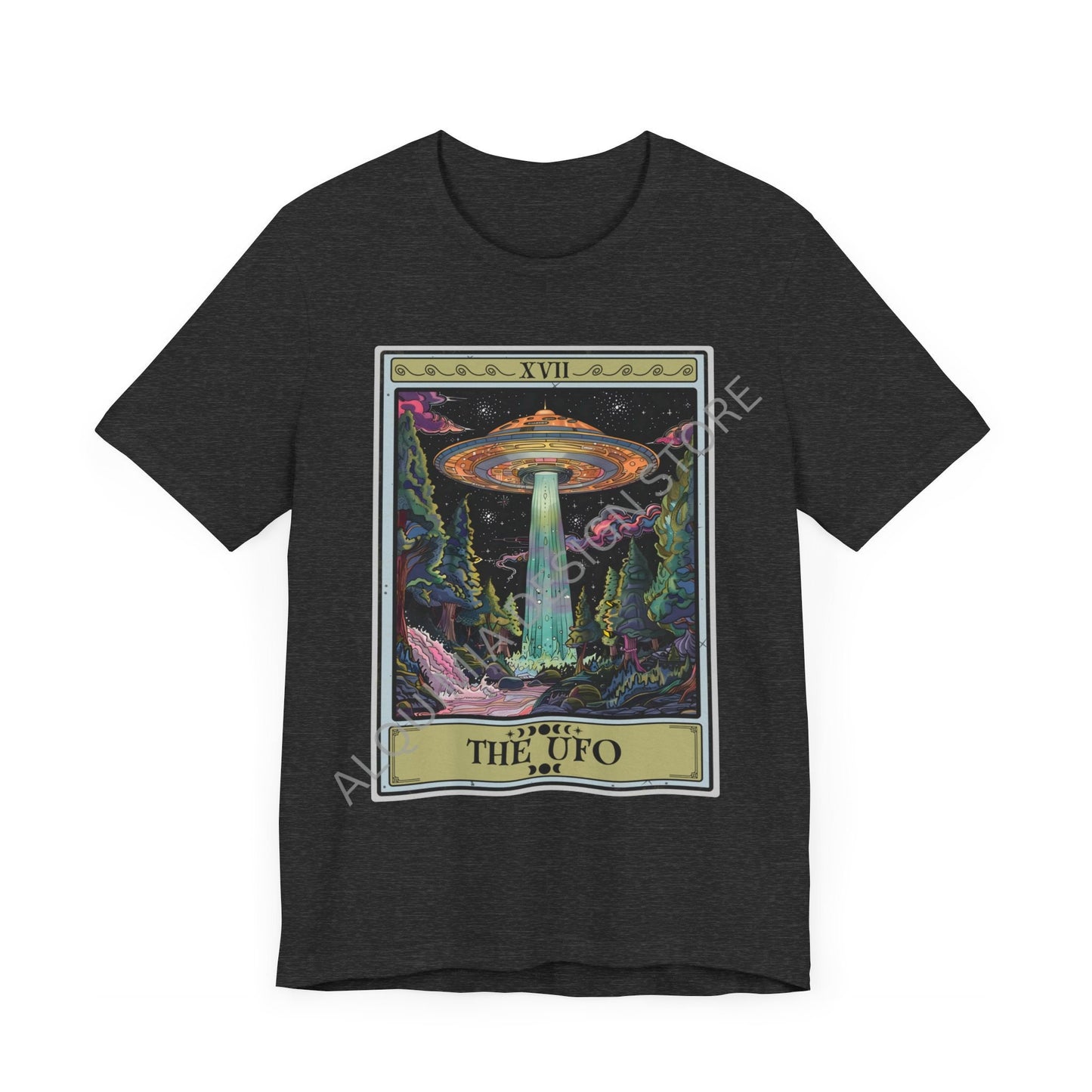 The UFO Tarot Card Shirt, Alien Conspiracy Theorist