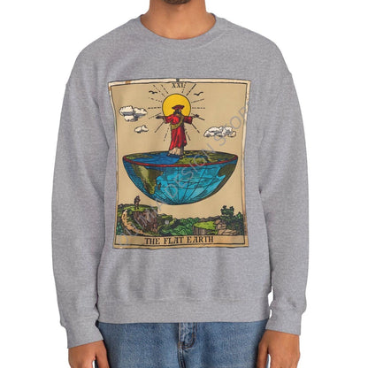 The Flat Earth Tarot Card Sweatshirt, Conspiracy Theories