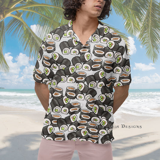 Sushi Hawaiian Shirt, Japanese Food