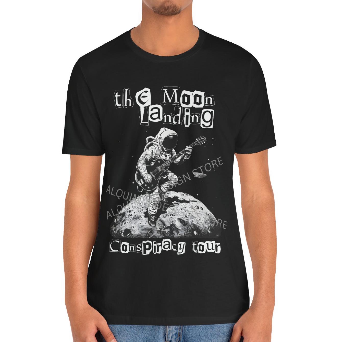 The Moon Landing Conspiracy Tour Shirt, Conspiracy Theories Flat Earth