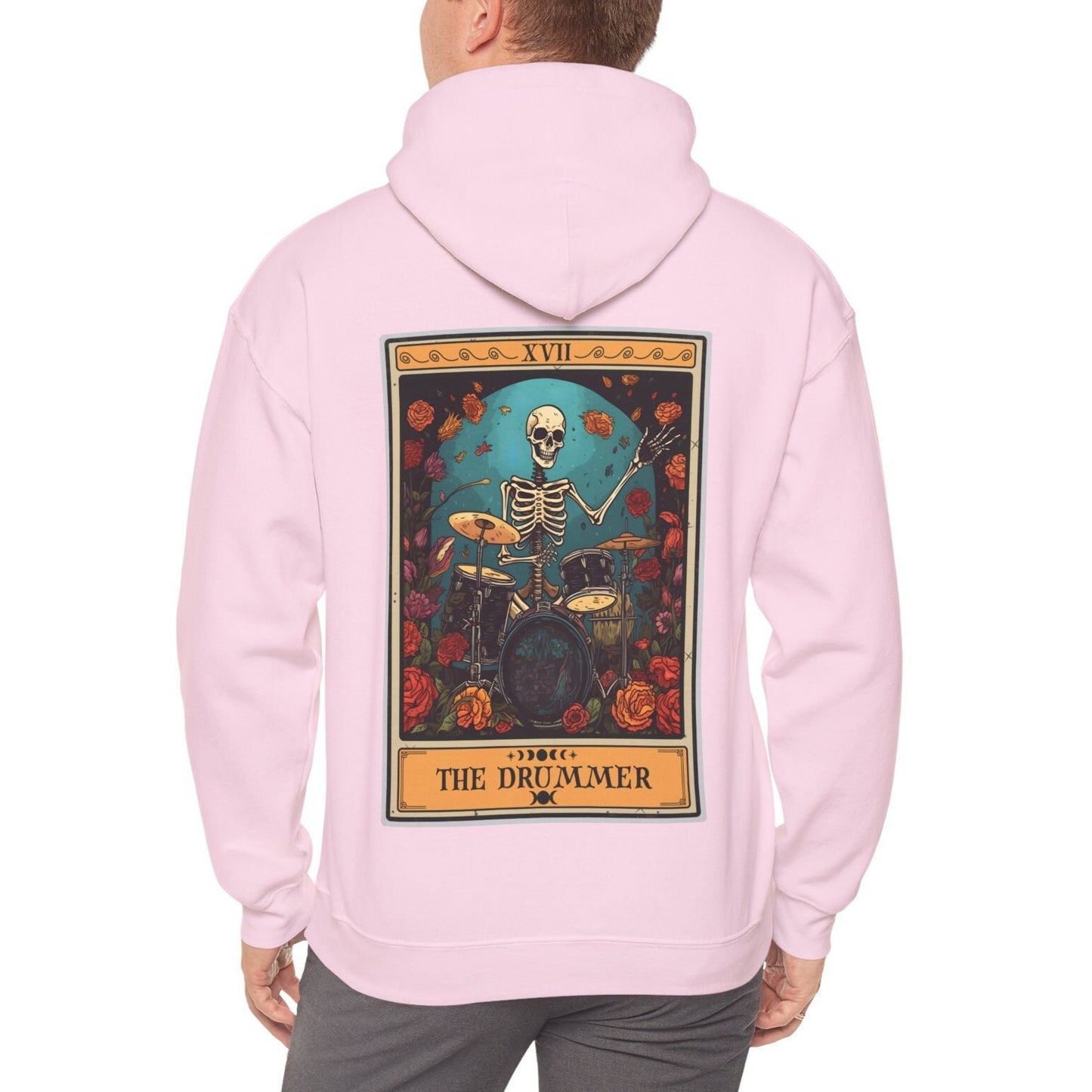 The Drummer Tarot Card Hoodie, Drum Player