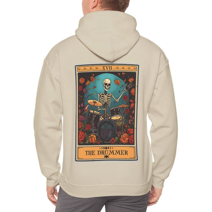 The Drummer Tarot Card Hoodie, Drum Player