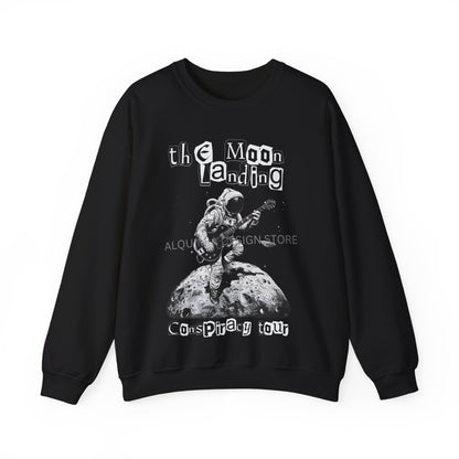 The Moon Landing Conspiracy Tour Sweatshirt, Conspiracy Theory Fake Moon Landing