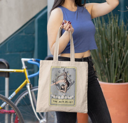 The Aerialist Tarot Card Tote Bag,  15" x 16" Hoop Aerialist