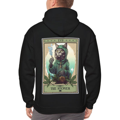 Cat The Stoner Tarot Card Hoodie