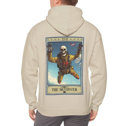 The Skydiver Tarot Card Hoodie, Sky Diving