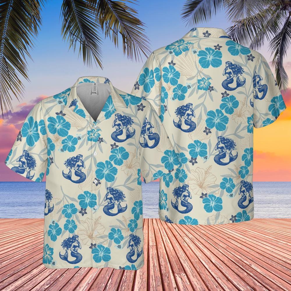 Mermaid Hawaiian Shirt, Siren