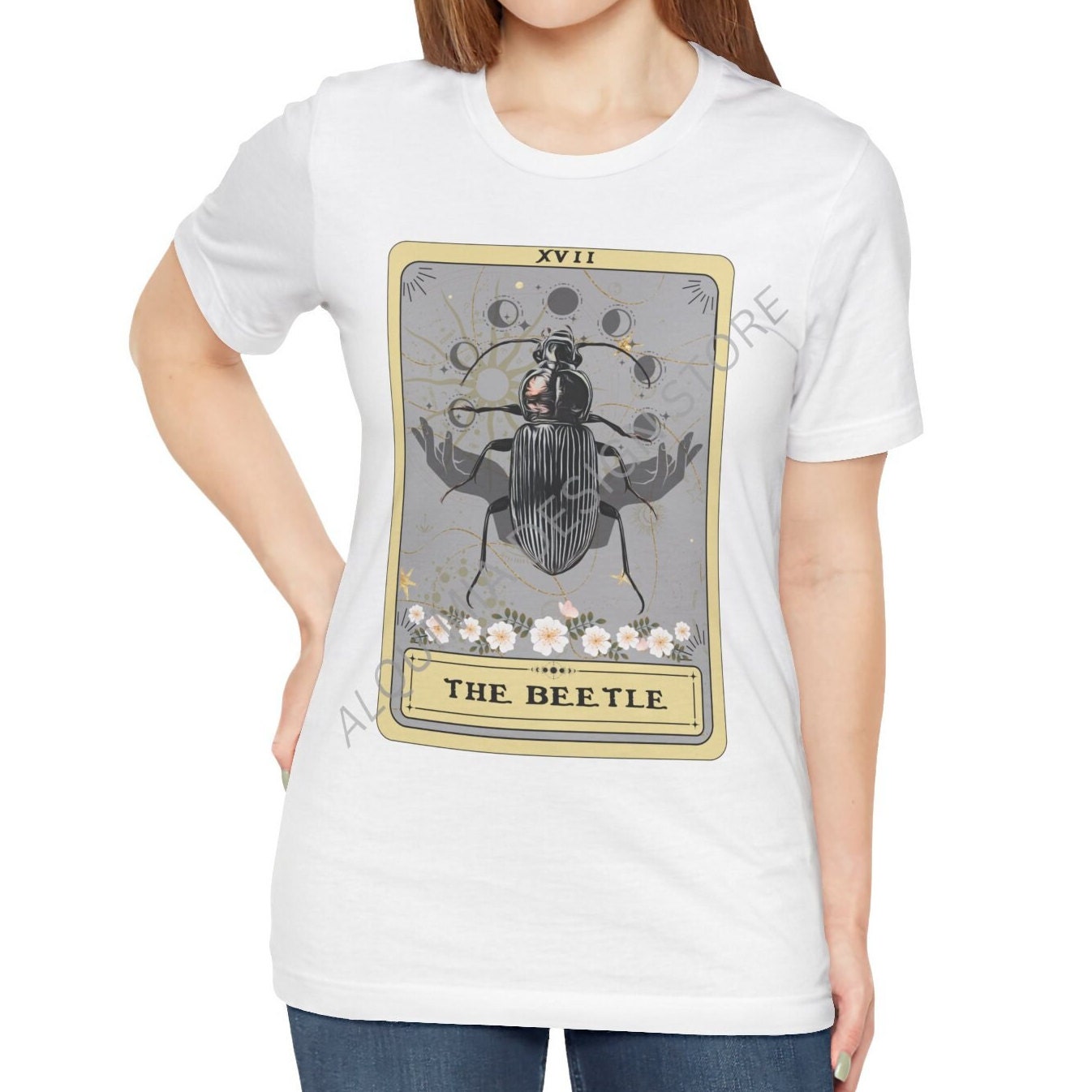 The Beetle Tarot Card Shirt, Bug Insect