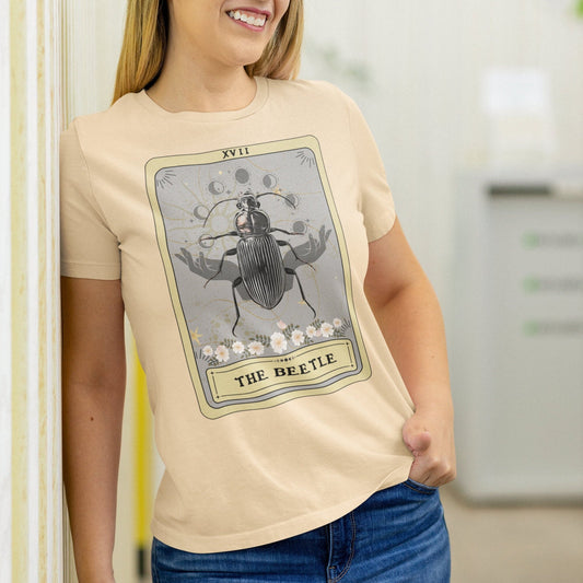 The Beetle Tarot Card Shirt, Bug Insect