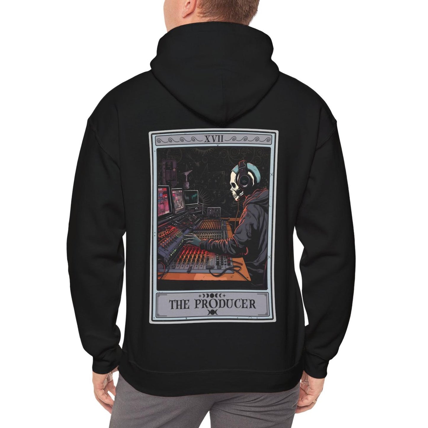 The Producer Tarot Card Hoodie, Music Producer Recording Studio