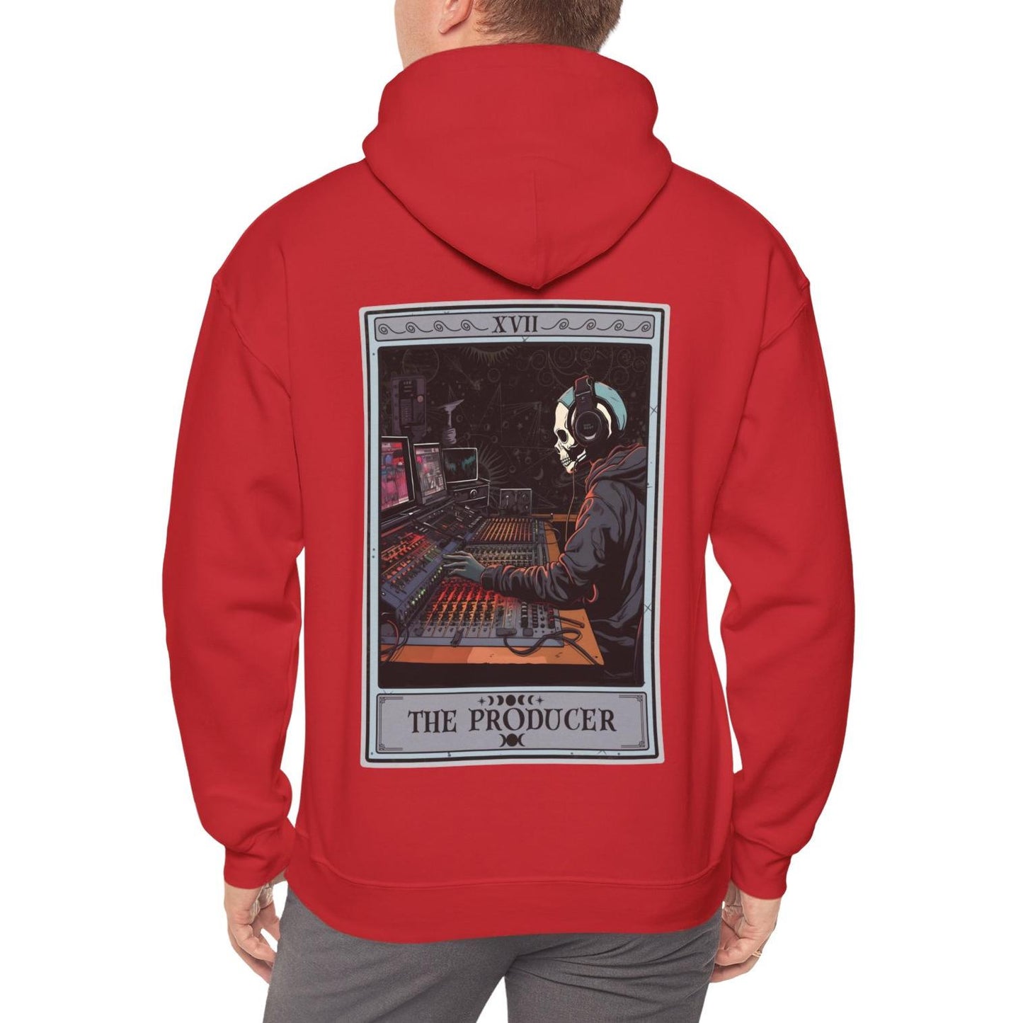 The Producer Tarot Card Hoodie, Music Producer Recording Studio