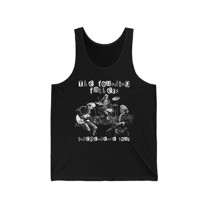 The Founding Fathers Independence Tour Tank Top, American Revolution Patriotic American History