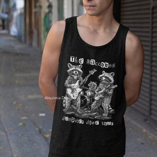 The Raccoons Dumpster Dive Tour Tank Top, Raccoon