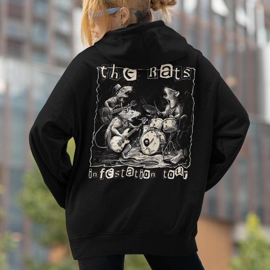 The Rats Infestation Tour Rat Hoodie, Rat Hooded Sweatshirt