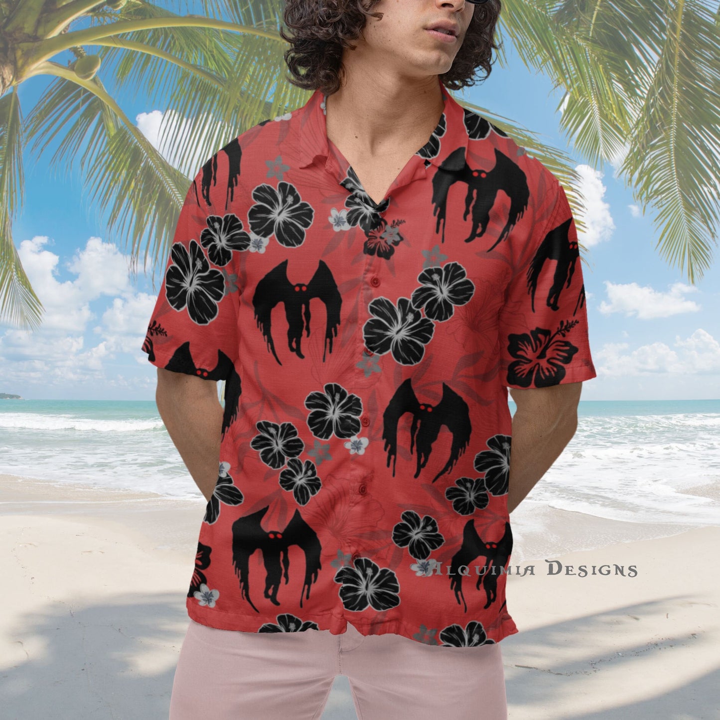 Mothman Hawaiian Shirt