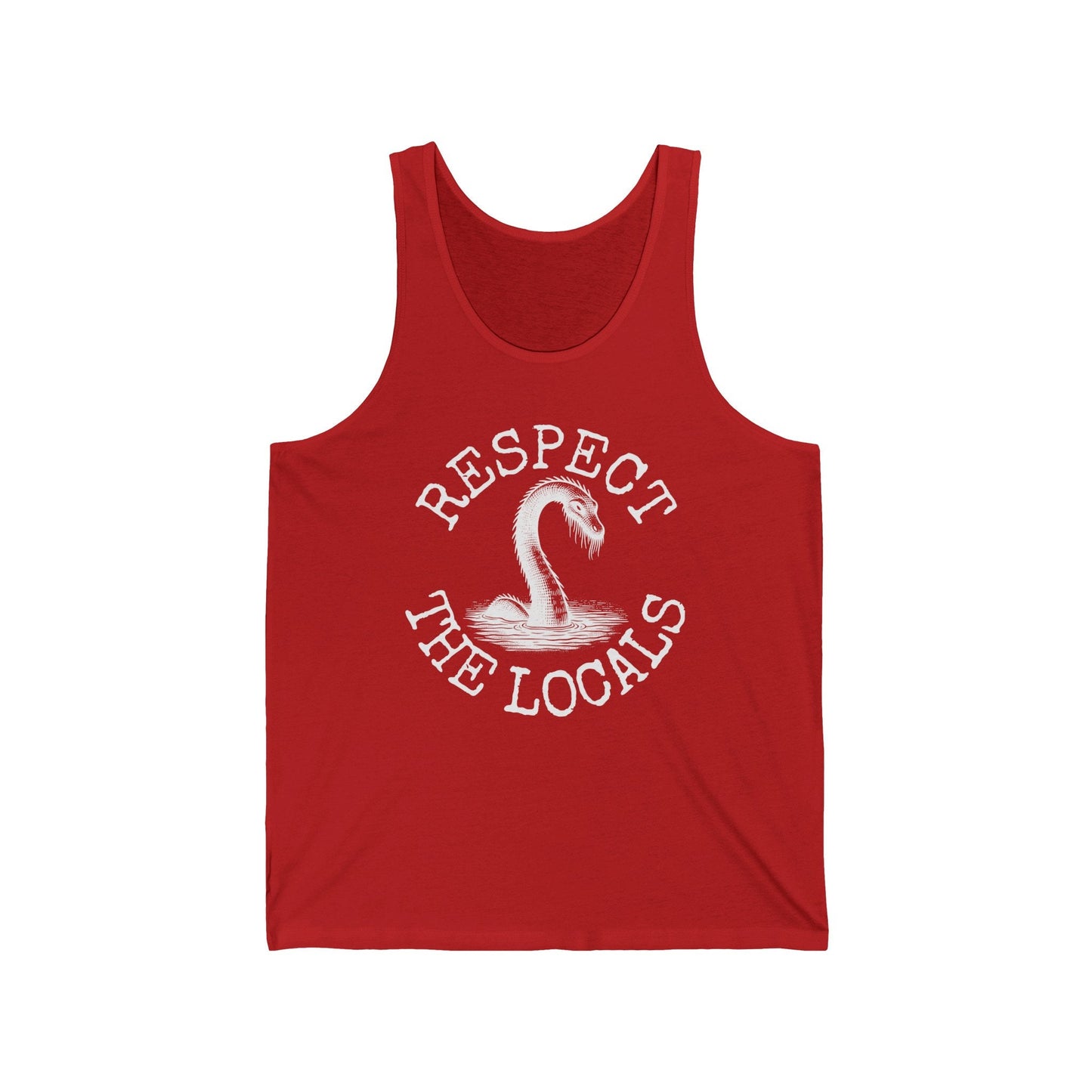 Respect The Locals Loch Ness Nessie Tank Top