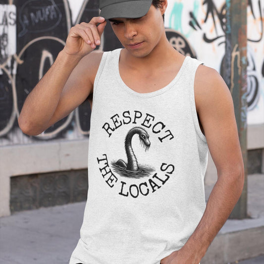 Respect The Locals Loch Ness Nessie Tank Top
