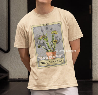 The Carnivore Tarot Card Shirt, Carnivorous Plant Venus Flytrap