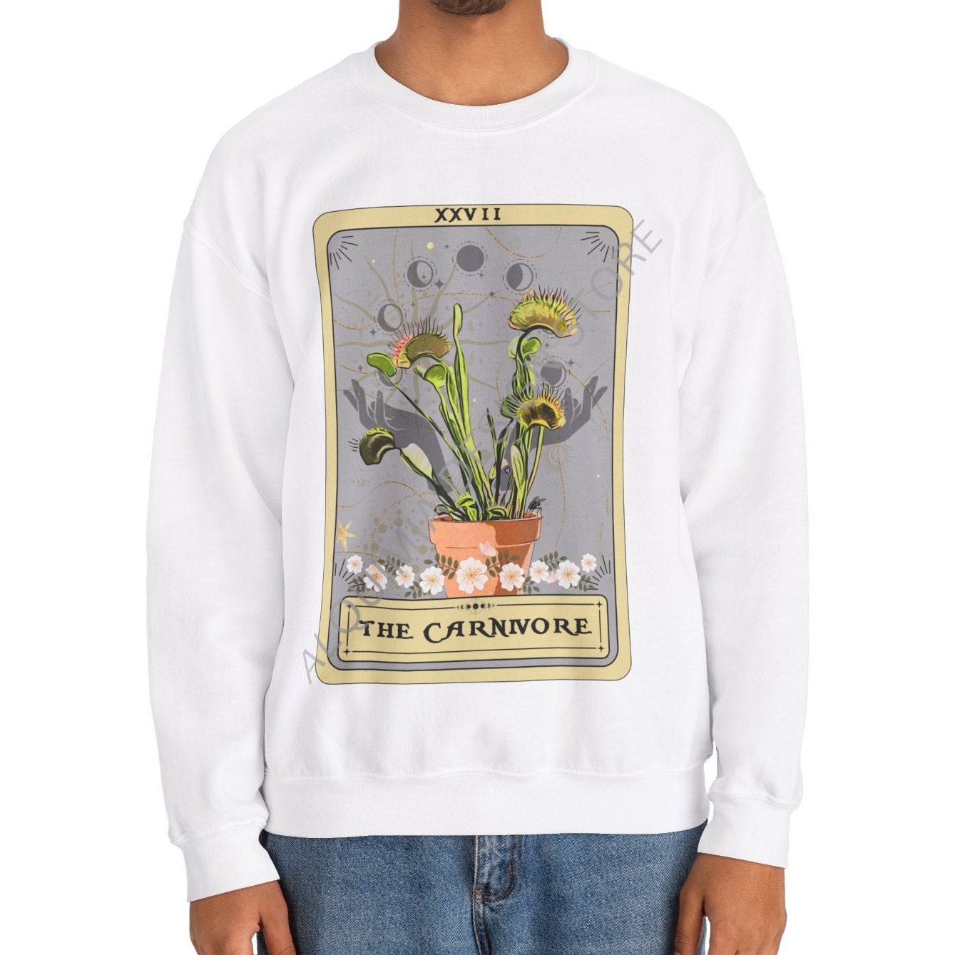 The Carnivore Tarot Card Sweatshirt