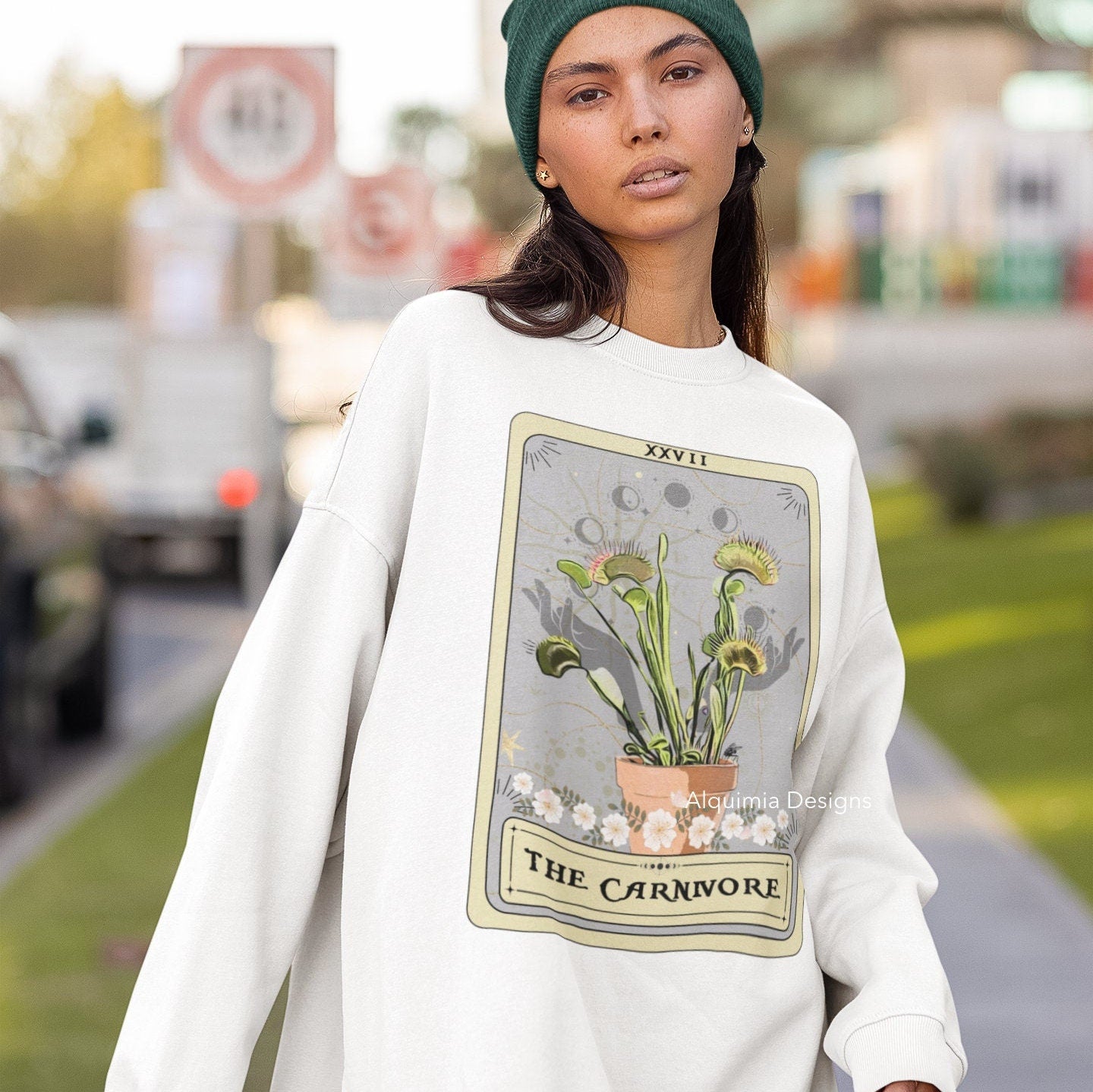 The Carnivore Tarot Card Sweatshirt