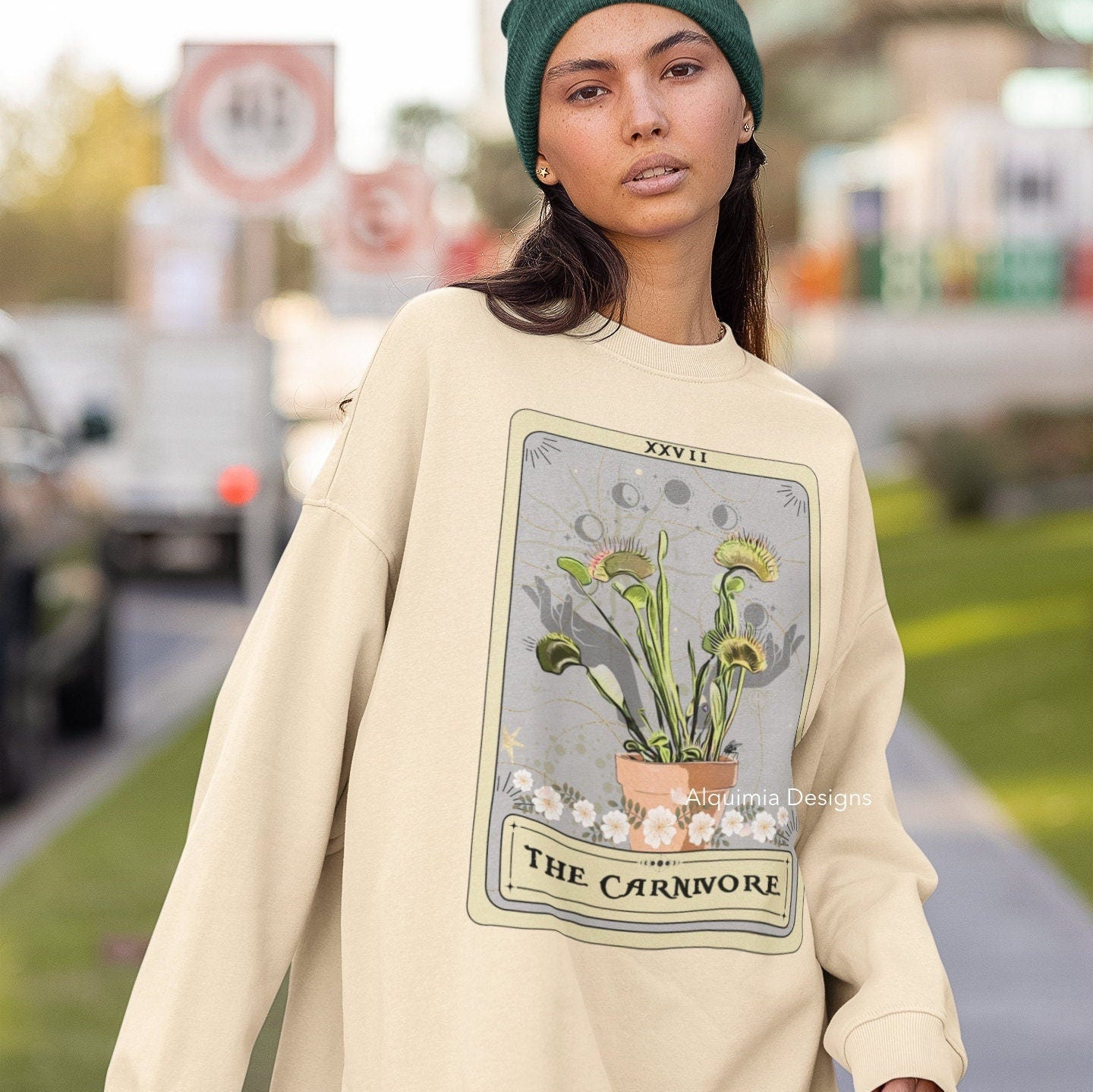 The Carnivore Tarot Card Sweatshirt